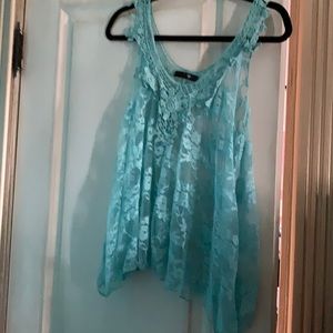 Womens Crochet and Lace Tank size M
